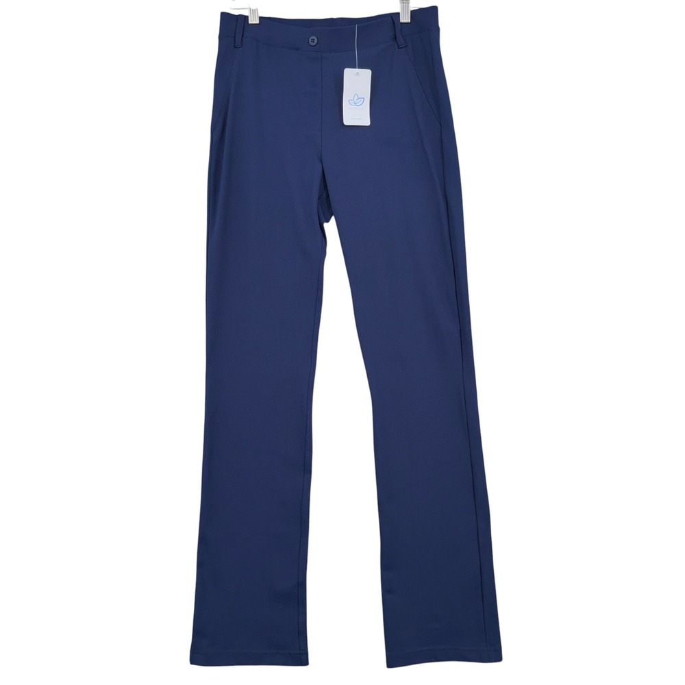 Yogipace‎ Dress Yoga Pants Women M Nylon Elastane Navy Blue